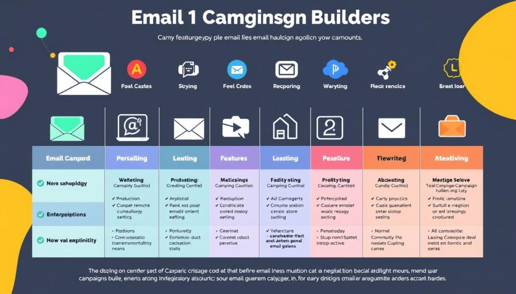 Comparison of email campaign builders