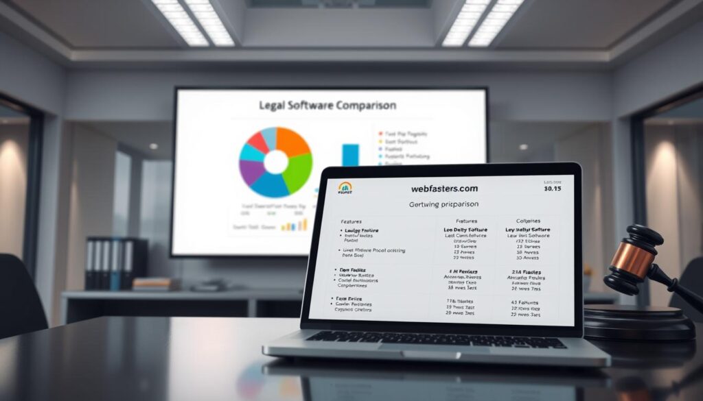 Legal software pricing comparison